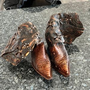 Corral snakeskin boots